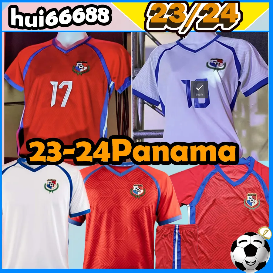 2023/24 Panama National Team Soccer Jersey Red Home And White Away Kit