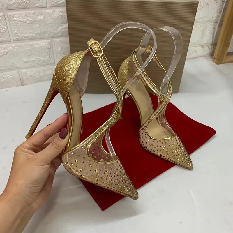 Rhinestone red bottoms hotsell