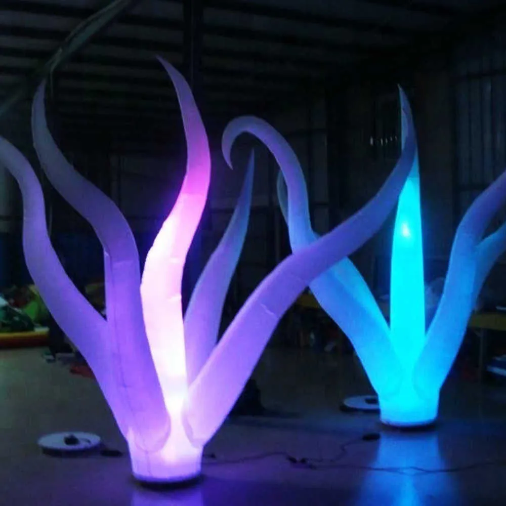 Opblaasbaar waterplant opblaasbare grond LED -decoratie 2m/3m opblaasbare boom voor bruiloftshow te koop