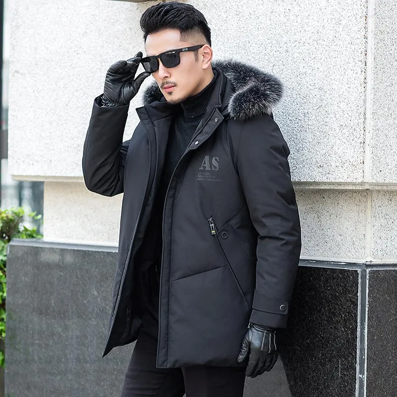 Manteau homme duvet chaud hot sale