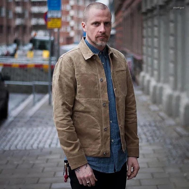 Mens light top canvas jacket