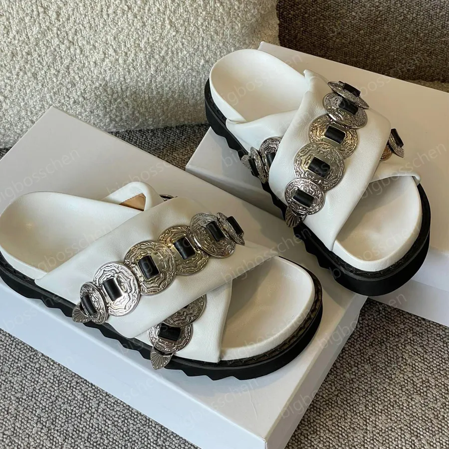 Luxury Designer Toga Chunky Slippers For Women Thick Bottom