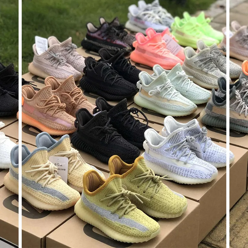 Designer Yeezy 350 V2 Boost Yeezys Yezzy Casual Shoes Zebra White