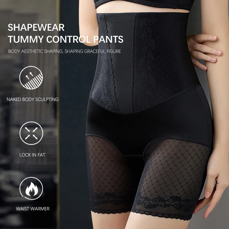 Cheap Flarixa Tummy Control Panties Women Belly Shaper High Waist