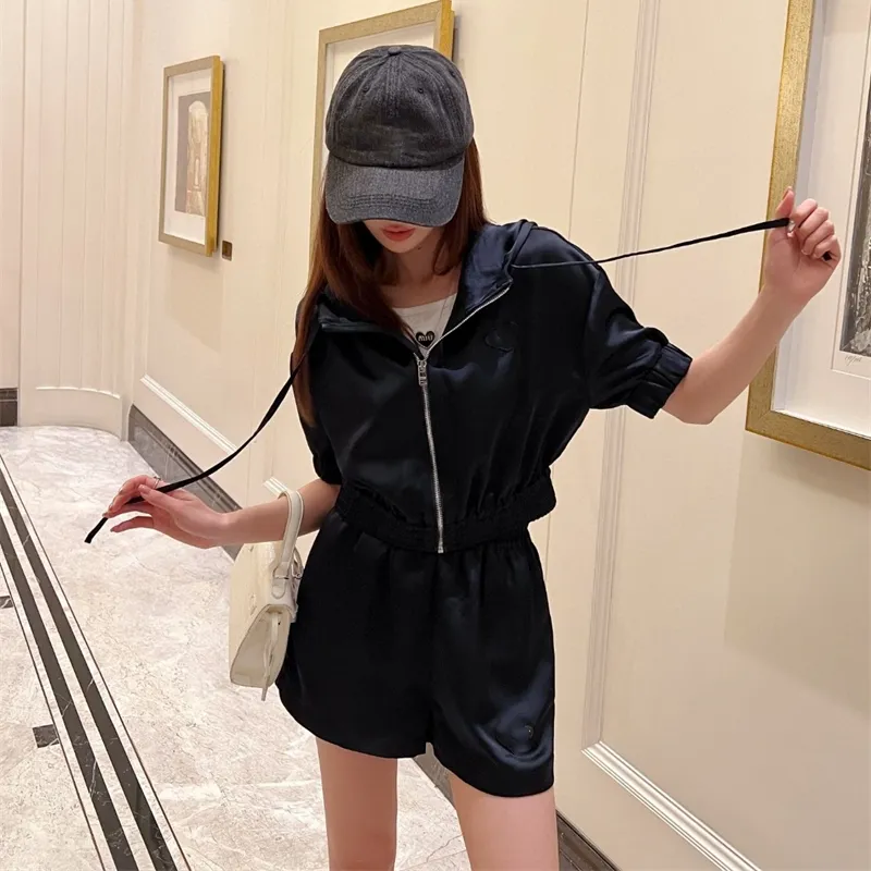 Summer Sun Protection Tracksuit Set For Women Nylon Two Piece With