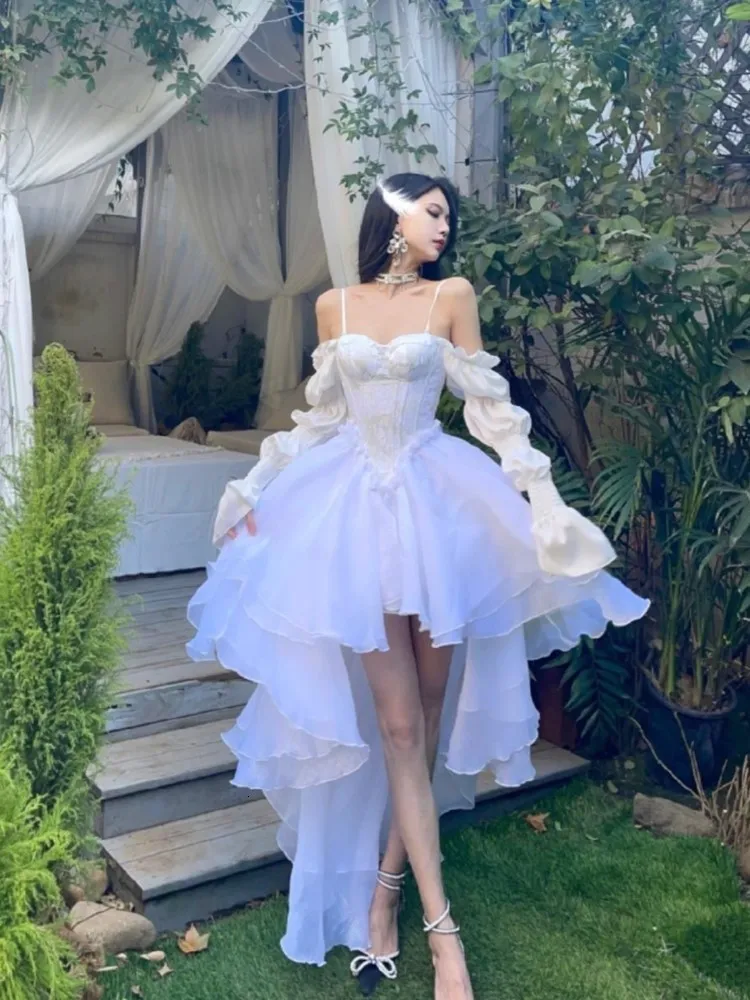 Gown putih sales