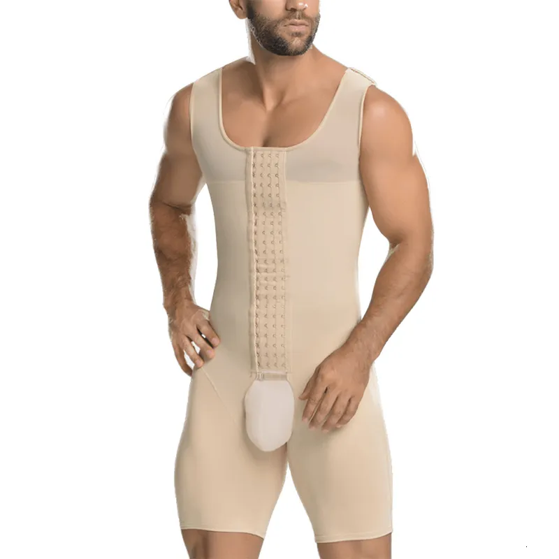 Taille Ventre Shaper Hommes Perte De Poids Corps Complet Shapers Plus La Taille Shapewear Butt Lifter Ouvert Entrejambe Abdomen Taille Formateur Sous-Vêtements Body 6XL 230516