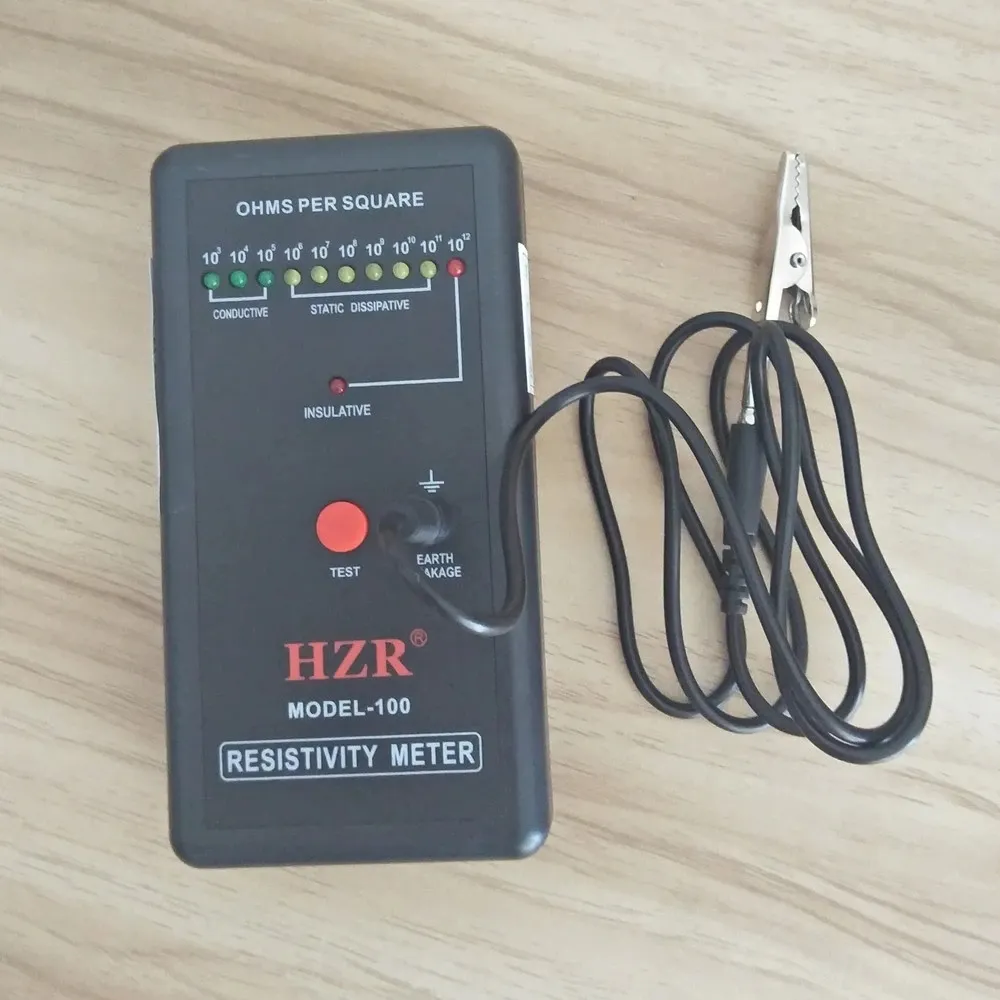 Surface Resistance Resistivity Meter Electrostatic Static Electricity Tester