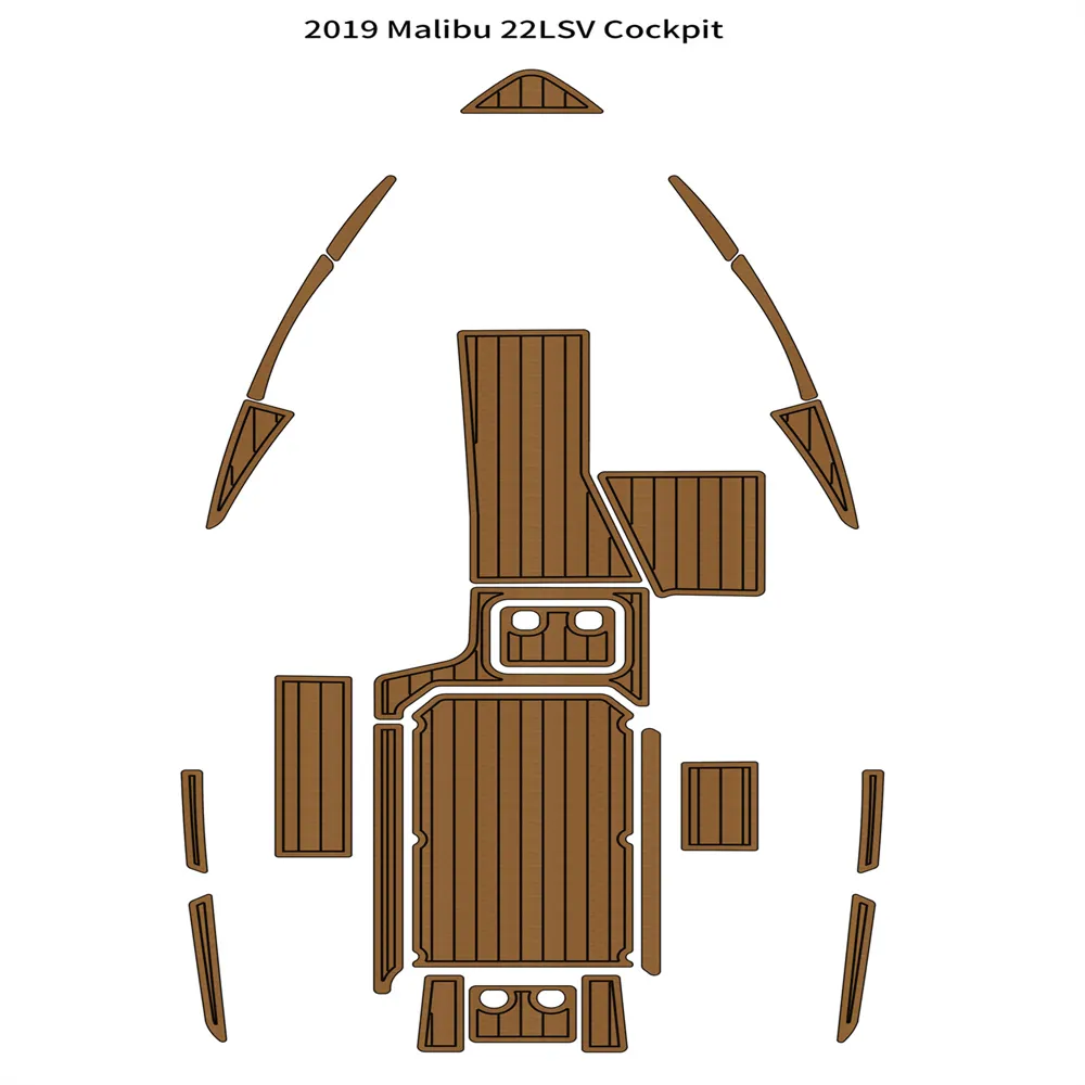 2019 Malibu 22 LSV Cockpit Pad Boat EVA Foam Faux Teck Deck Floor Mat Flooring