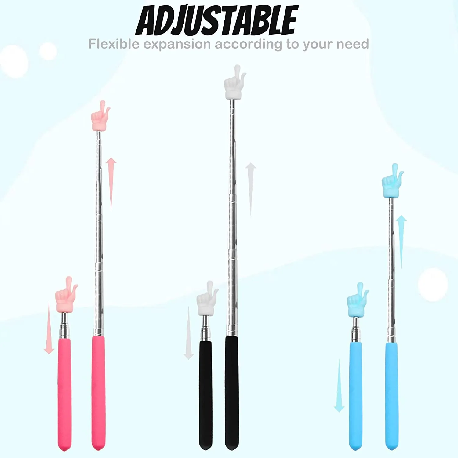 Aazon.co : 2pcs Telescopic Teachers Pointer, Pointer Sticks with