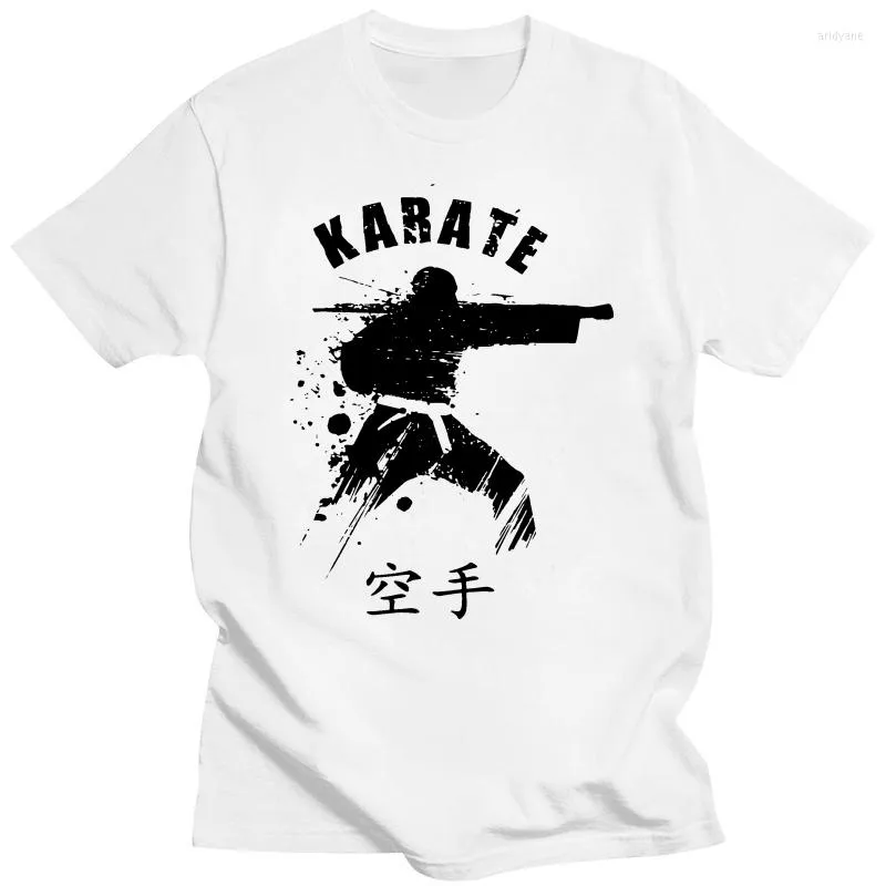 Men's T Shirts Cool Karate Shirt Men Picture Custom Casual Top Design Arrival Fashion Round Neck