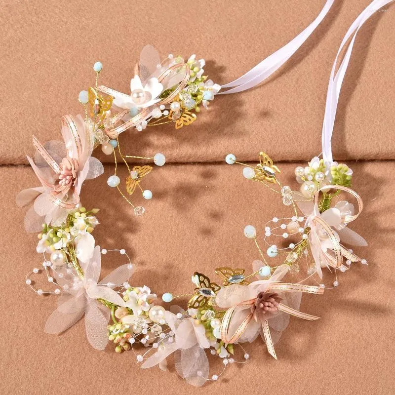 Copricapo Sen Series Smart Flower Headband Wreath Original Wedding Copricapo da sposa Accessori per capelli