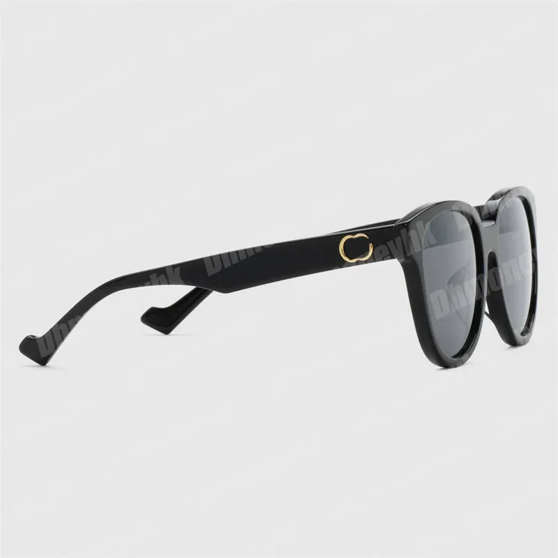 Mujer Abrigo Gafas de sol Marco redondo Gafas de sol de diseñador Moda para mujer Gafas Negro Hombre Gafas de sol de lujo Gafas polarizadas g Anteojos