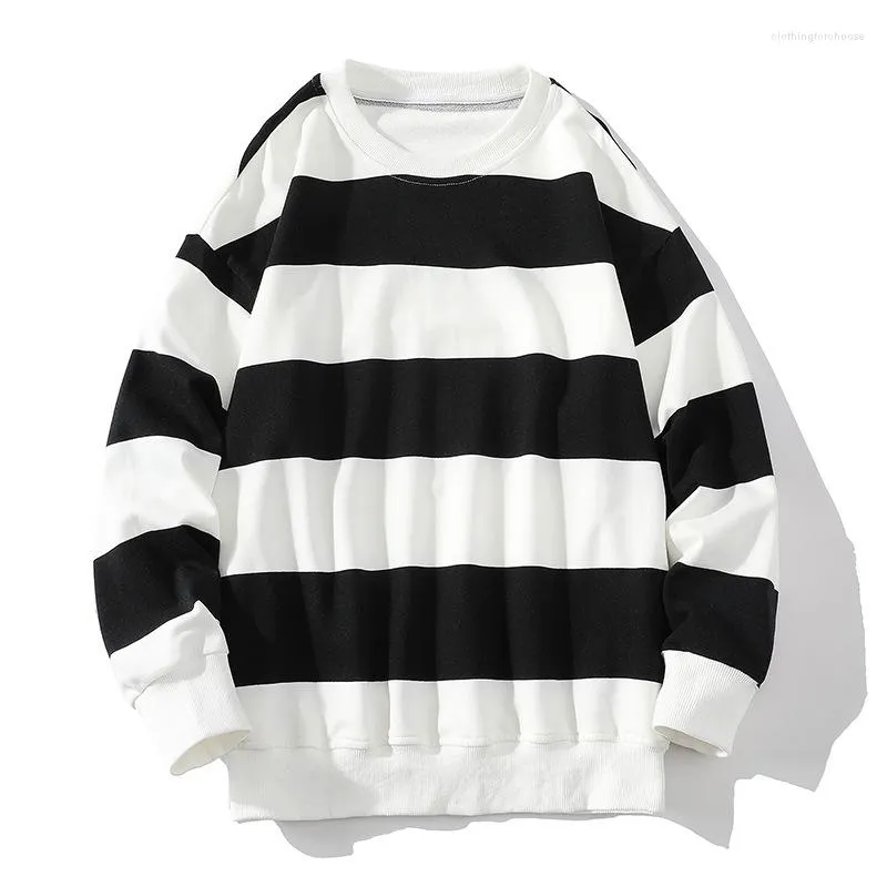 Mens striped sweatshirt discount
