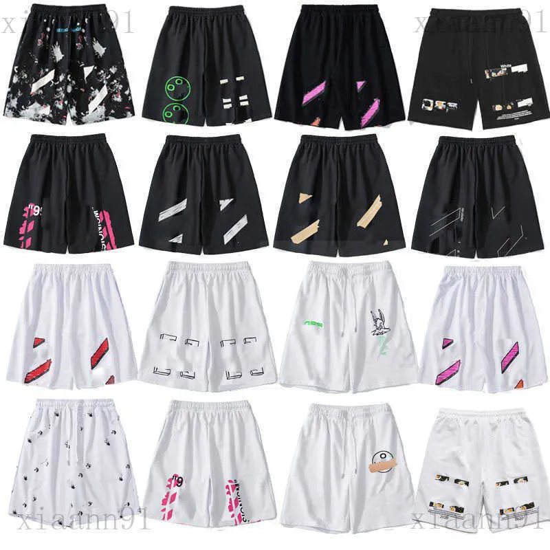 2023 off Designer Fashion Trend Casual offs white Sports Pants Shorts Loose Beach Pant Mens and Women Summer Casual style Shorts