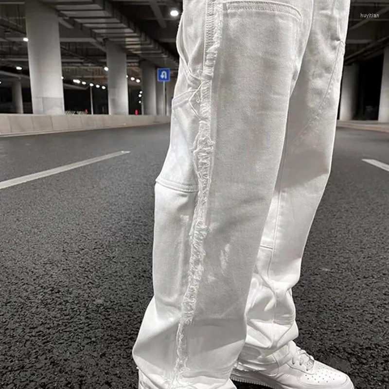 Baggy Denim Pants White – Slacker