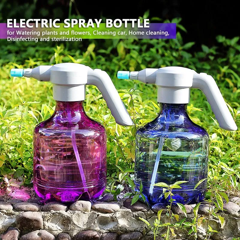 Watering Equipments 3L Electric Hand Pressure Trigger Sprayer Bottle Adjustable With Sprinkler Head Manual Air Compression Pump Garden Spray