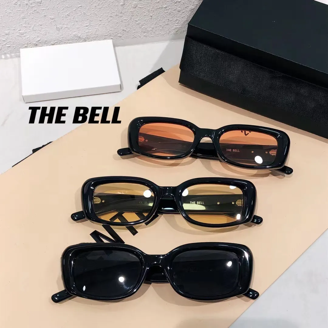 Okulary przeciwsłoneczne delikatna marka Bell Cat Eye Sunglass Mała twarz dla kobiet mężczyzn Elipsa Letnie okulary przeciwsłoneczne octan spolaryzowane UV400 GM 230517