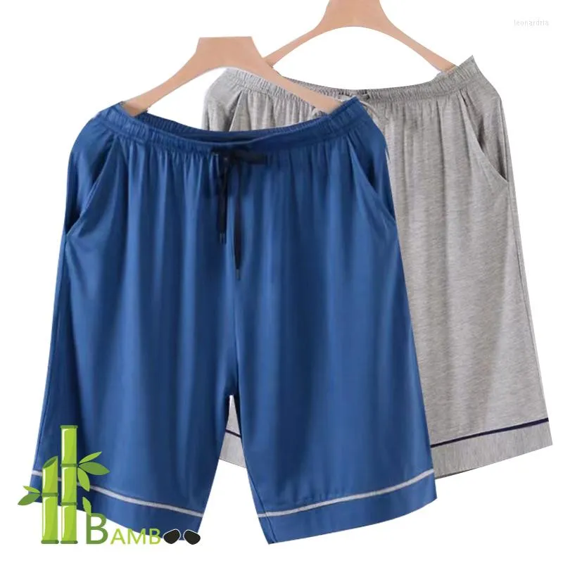 Bamboo Viscose Mens Pajama Walking Shorts Soft Summer Lounge Wear