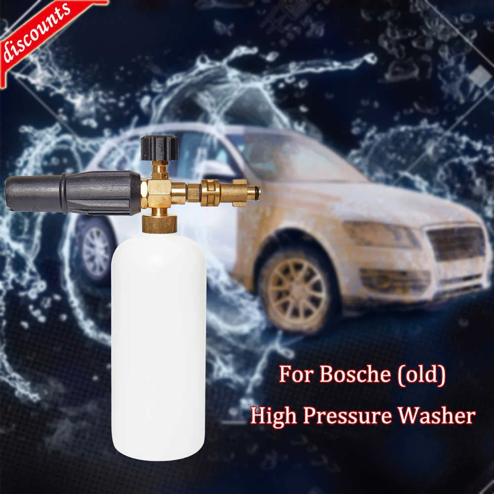 Ny Snow Foam Lance Foam Munstycke skumgenerator för Bosche Old Model High Pressure Washer Car Washer Foam Gun