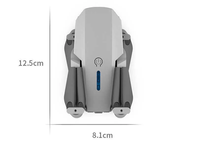 E88Pro UAV 4K HD Aerial Photography Dual Camera Hinder Undvikande flygplan Fast höjd vikning Fjärrkontrollflygplan