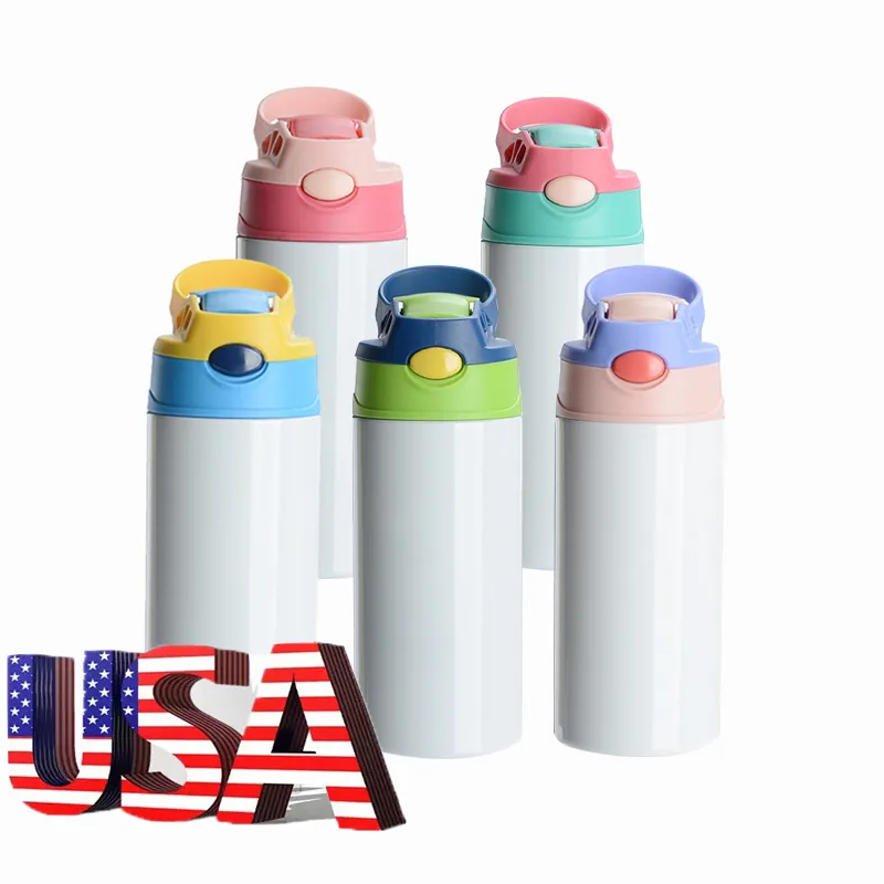 12oz Stainless Steel Flip Top Kids Sublimation Keepto Water Bottle For Kids  School From Homelife999, $5.66