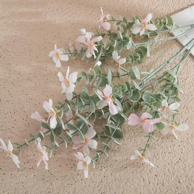 Decorative Flowers Beautiful Fake Flower Faux Silk Cloth Simulation Fence Wall Decor Maintenance Free Wedding Supplies