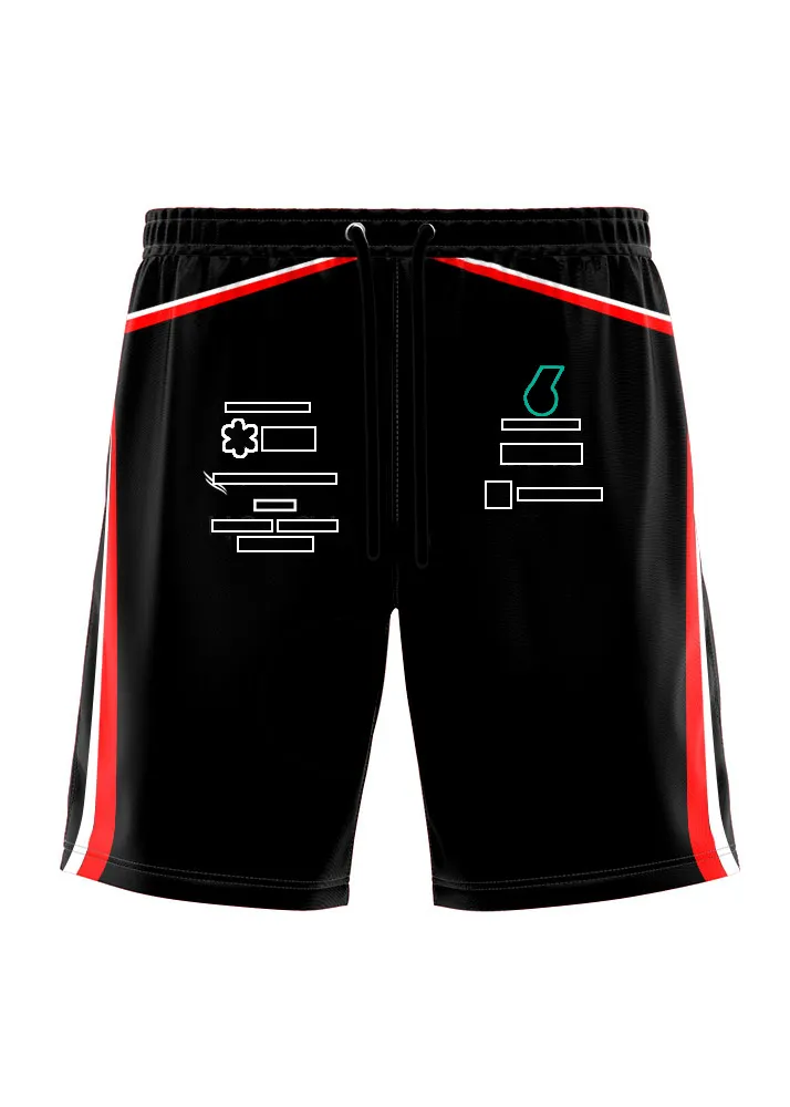 2023 F1 Shorts Été Formule 1 Shorts de mode en plein air pour hommes Sports extrêmes Shorts décontractés Pantalons de survêtement respirants Hommes Plage Tru253D