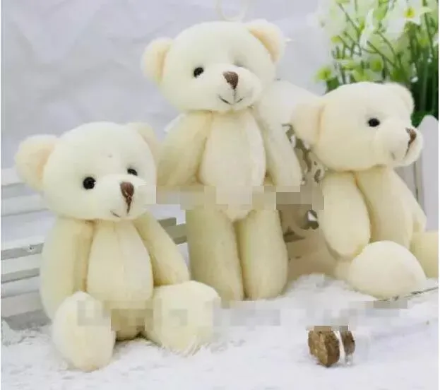lovely Mini Teddy Bear plush toys gummy bears 12cm/4.8`` animal for Wedding peluches stuffed bicho ursinho de pelucia