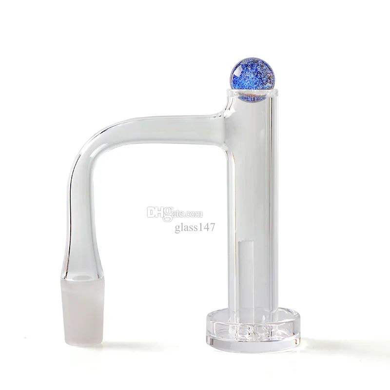 Tour de contrôle de la tour de contrôle Slurper Full Banger en quartz avec du pilier en quartz en verre dichro en verre terp