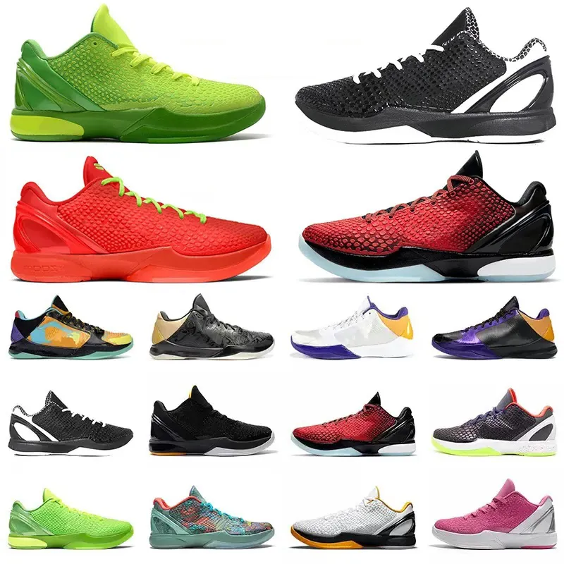 6 5 Proto Hommes Chaussures de basket-ball Sneaker Mambacita Reverse Grinch Del Sol 6s Big Stage Alternate Bruce Lee Chaos Dark Night Prelude 5s Baskets de sport Baskets