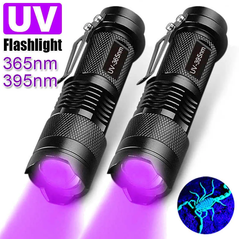 Lampe de poche UV SURENHAP - Ultra LED - Inspection à lumière noire