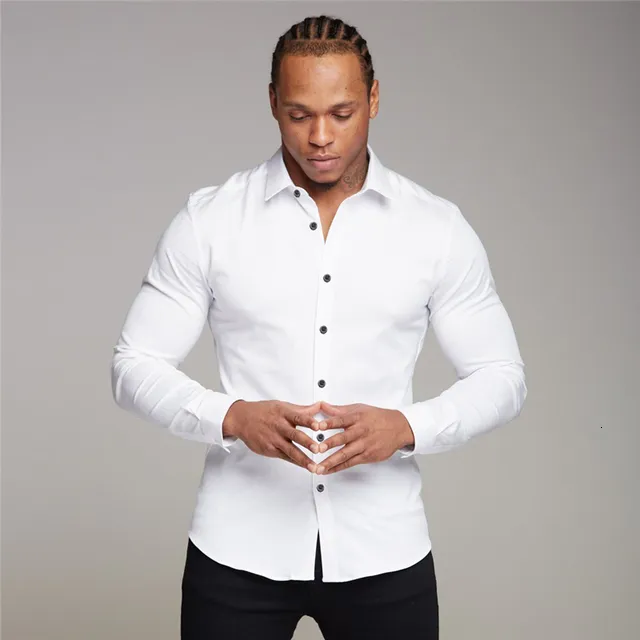 Camisas blancas slim fit clearance