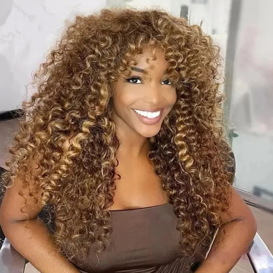 Blonde afro human hair wig new arrivals
