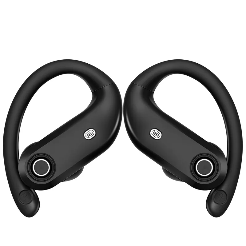 K23 Auriculares con cancelación de ruido Bluetooth 5.0 Auriculares TWS Sports Run True Auriculares inalámbricos con micrófono Earhook para Sony Xiaomi