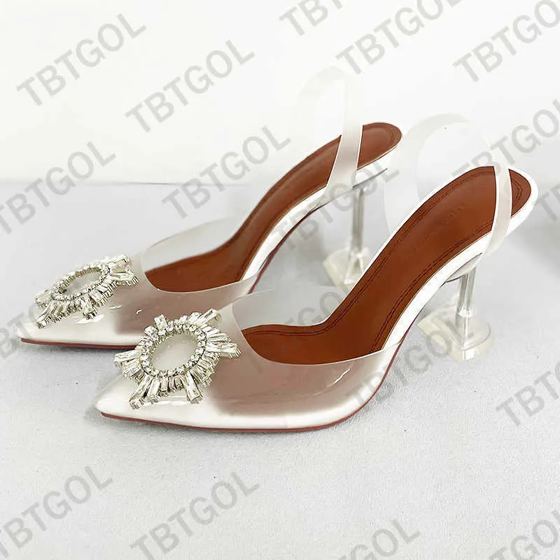 Luxury Womens High Heel Sandals Amina Muaddi Begum Bow Crystal