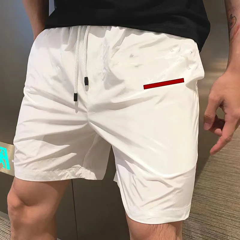 Men s Women s Designer Shorts Black White Summer Fashion Quick drying Beachwear