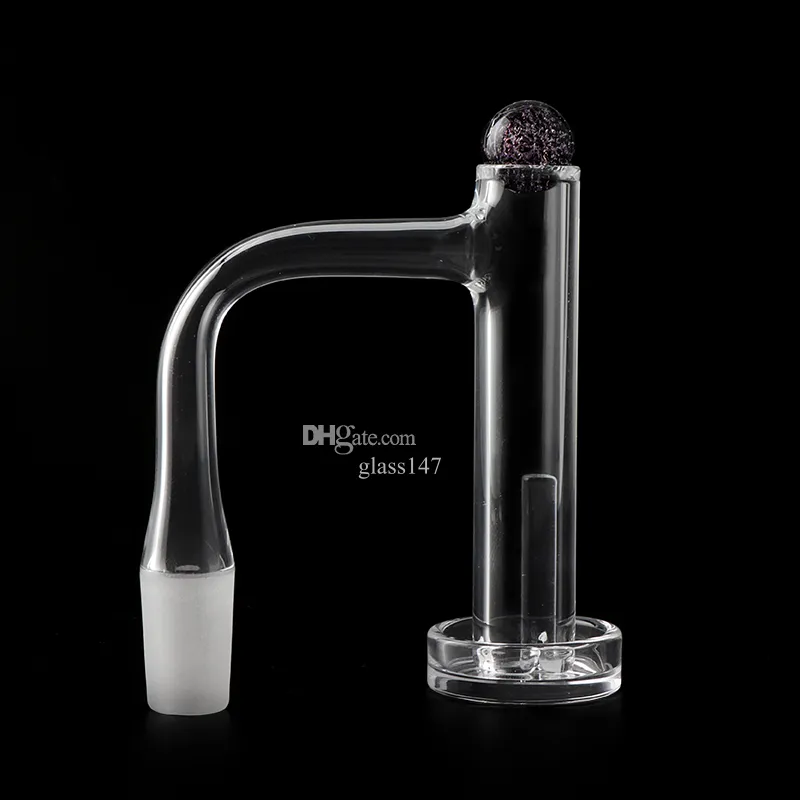 Tour de contrôle de la tour de contrôle Slurper Full Banger en quartz avec du pilier en quartz en verre dichro en verre terp