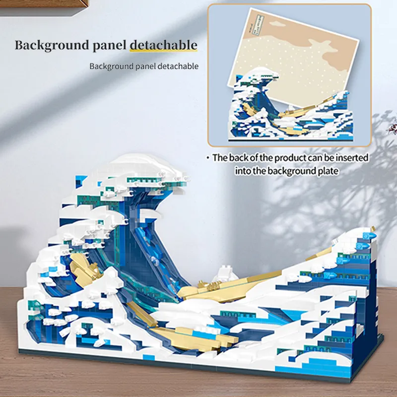 Blocks Creative World Famous Paintings The Starry Night MOC The