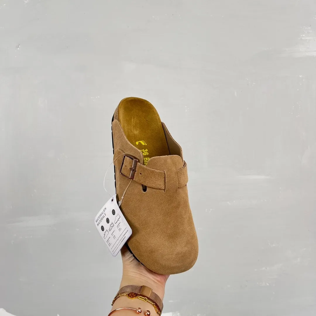 2023 Sandali Arizona Slides Birks Stock Pantofole da donna per uomo Birko-Flor Zoccoli in pelle scamosciata in pelle nabuk Mocha Scarpe da spiaggia Sandalo con plateau slider per esterni