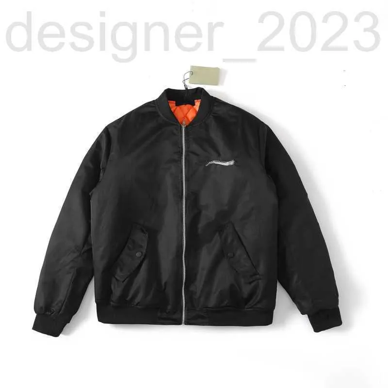 Men's Down & Parkas Designer designer Dn jacket winter men's asel uniform zipper cardigan coat navy ue cropped dn rka XL39