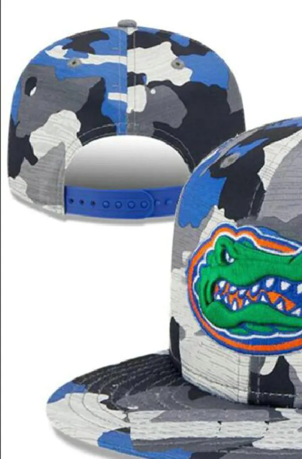 2023すべてのチームファンのUSAカレッジアラバマサウスカロライナゲーターズ野球調整可能な帽子フィールドミックス注文サイズ閉じたフラットビルボールスナップバックキャップボーンチャポー