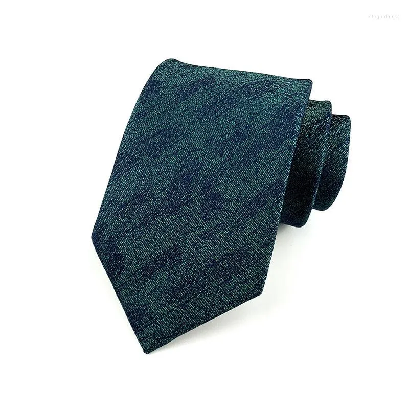 Bow Ties Men Silk Man Vintage krawat granatowy zielony zwykły jacquard cravat dla dorosłych bluzki