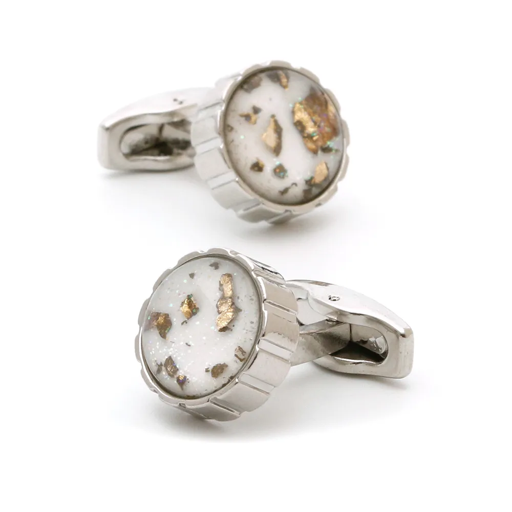 Cufflinks Men Tomye XK22S063フォーマルビジネスカジュアルパーソナライズパターンラウンドボタンシャツ結婚式ギフトの宝石リンク