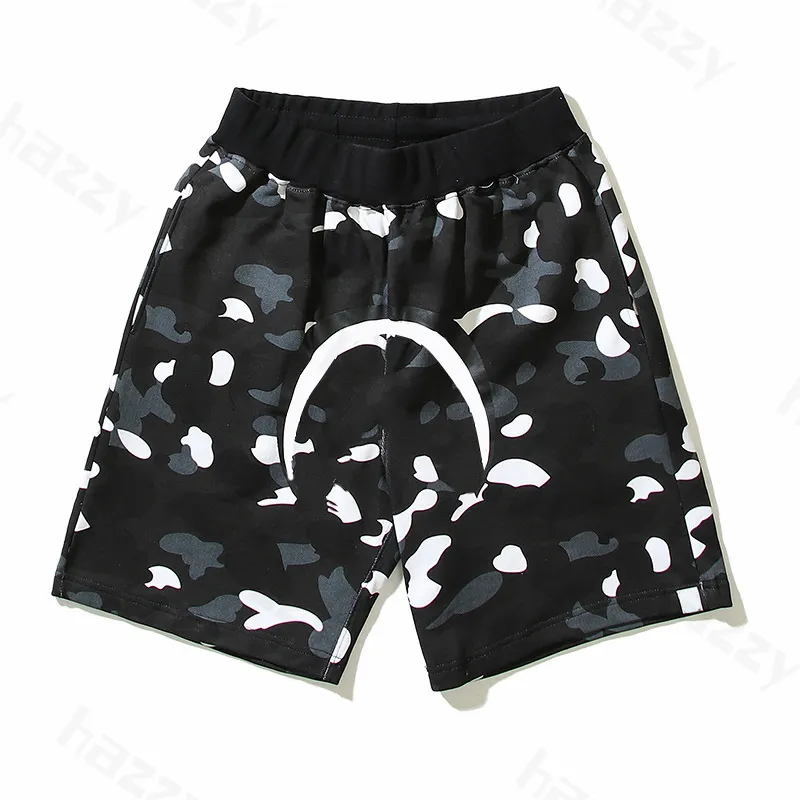 Sharks Mens Shorts Designer Women Kamuflage Wzór fitness Training Spodnie Spodnie luźne oddychające męskie letnie jogging285k