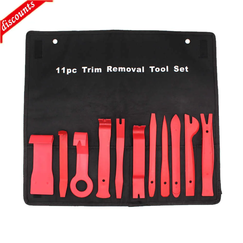 NIEUW 11 PCS Auto Fastener Verwijderingsgereedschap Radiopran Paneel PRI -PRIY Auto Deur Paneel Trim Audio Verwijdering Installer Installer Tool Handgereedschap Set met handgereedschap