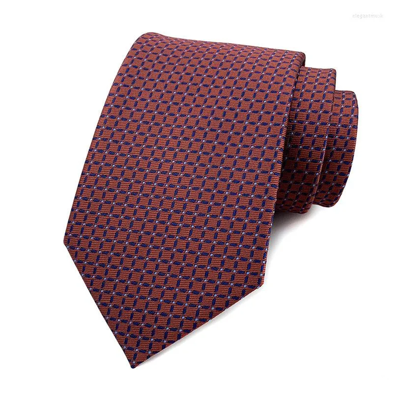 Boogbladen modemannen zijden handgemaakte stropdas multi gestreepte plaids ascot gravatas luxe pour corbatas para hombre accessoires tk-22