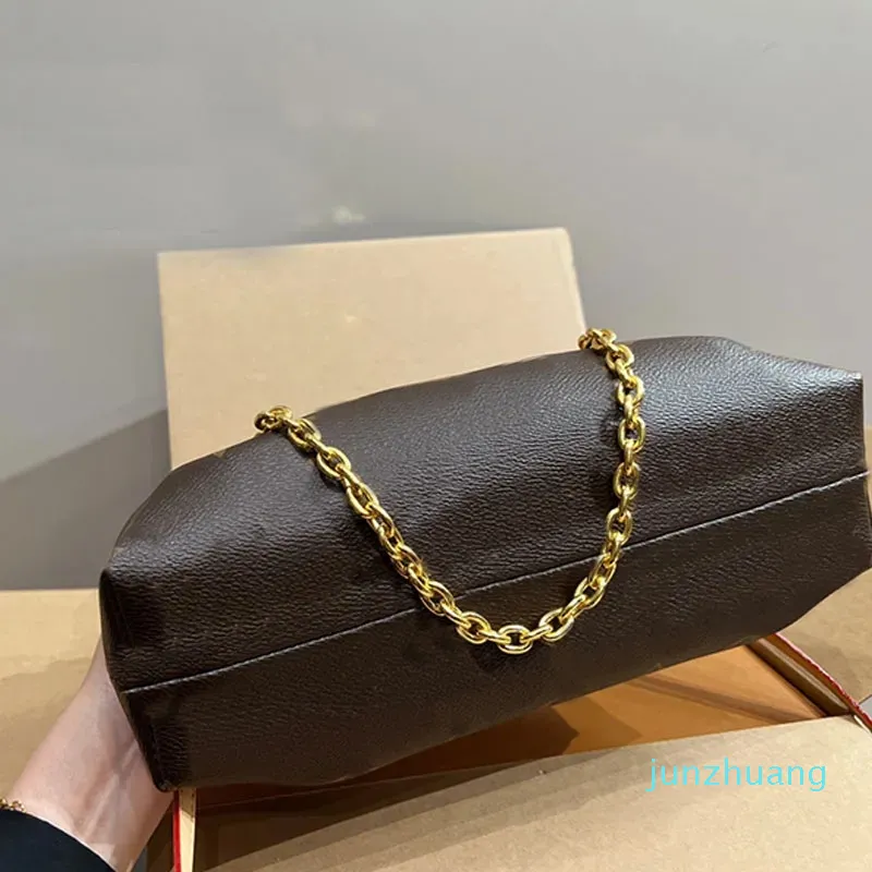 Clutch Cloud Bag Women Crossbody Bags Flower Letters Detachable Strap Chain S Latch Leather Strap Golden Hardware Handbags Purse