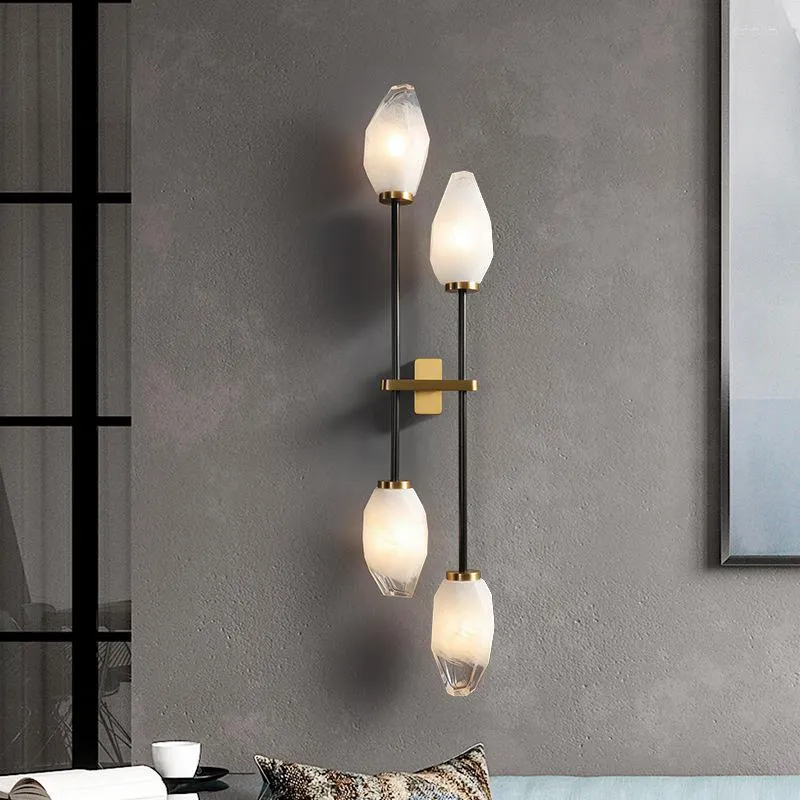 Lampade da parete Decorazioni moderne Luminaria Led Accessori per la decorazione del soggiorno Luci per interni rustici Stili di lampade antiche per dormitori