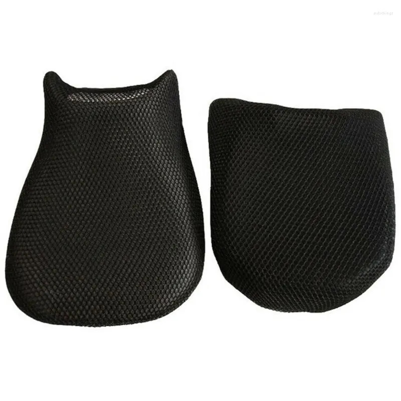 Housses de siège de voiture 2 pièces/ensemble respirant résistant à l'usure Durable housse de coussin de moto filet